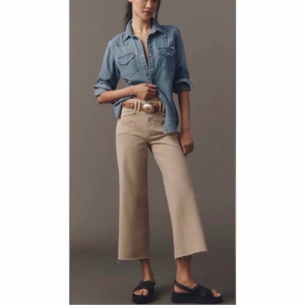 PAIGE Anessa Ankle Wide Leg Jean